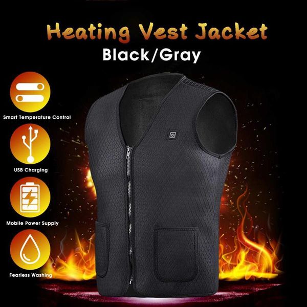 outdoor t-shirts men women 5v usb infrared heated vest jacket electric heating waterproof winter thermal clothing waistcoat sports, Gray;blue
outdoor t-shirts men women 5v usb infrared heated vest jacket electric heating waterproof winter thermal clothing waistcoat sports, Gray;blue