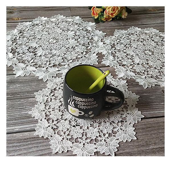white lace round embroidery table place mat christmas gift pad napkin placemat cup cookware new year coaster doily jlllqn
white lace round embroidery table place mat christmas gift pad napkin placemat cup cookware new year coaster doily jlllqn