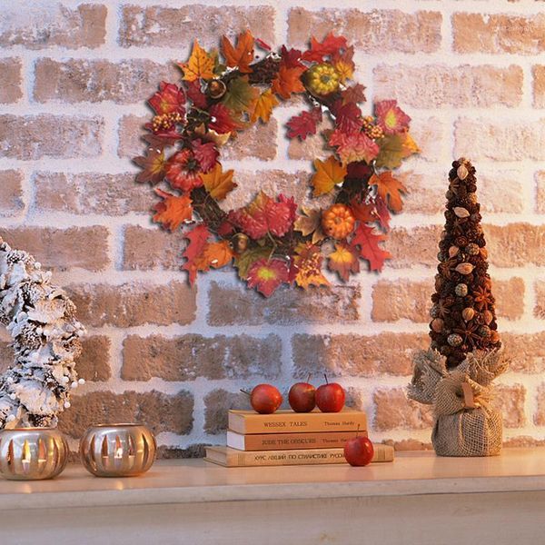 decorative flowers & wreaths thanksgiving wreath burgundy maple pumpkin home decoration christmas pendant1
decorative flowers & wreaths thanksgiving wreath burgundy maple pumpkin home decoration christmas pendant1