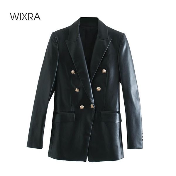 wixra pu faux leather blazers womens high street jacket coat double breasted jackets outerwear ladies coats female leather suit, White;black
wixra pu faux leather blazers womens high street jacket coat double breasted jackets outerwear ladies coats female leather suit, White;black