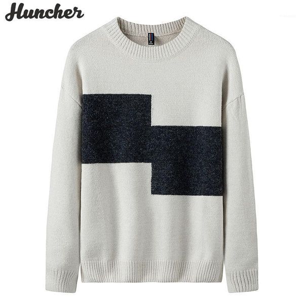 huncher mens knitted sweater male 2020 winter casual patckwork pullover sweaters jumper men korean fashion white sweater for men1, White;black
huncher mens knitted sweater male 2020 winter casual patckwork pullover sweaters jumper men korean fashion white sweater for men1, White;black