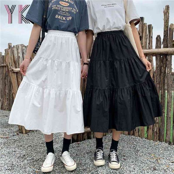 women midi long skirts for women maxi skirts high waist spring summer solid white cake a-line clothes, Black
women midi long skirts for women maxi skirts high waist spring summer solid white cake a-line clothes, Black