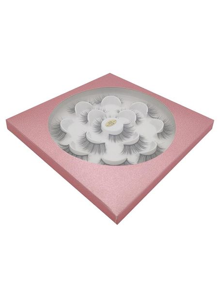 false eyelashes 7pairs 6d soft mink long make up set single cute pink packaging box custom tray natural hair fluffy lashes
false eyelashes 7pairs 6d soft mink long make up set single cute pink packaging box custom tray natural hair fluffy lashes