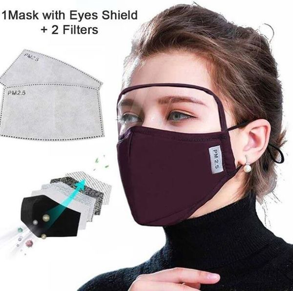 1 with eyes shield + 2 filters cotton mask full face protection fashion dust-proof washable reusable cycling masks for adults 6 n3505, Black
1 with eyes shield + 2 filters cotton mask full face protection fashion dust-proof washable reusable cycling masks for adults 6 n3505, Black
