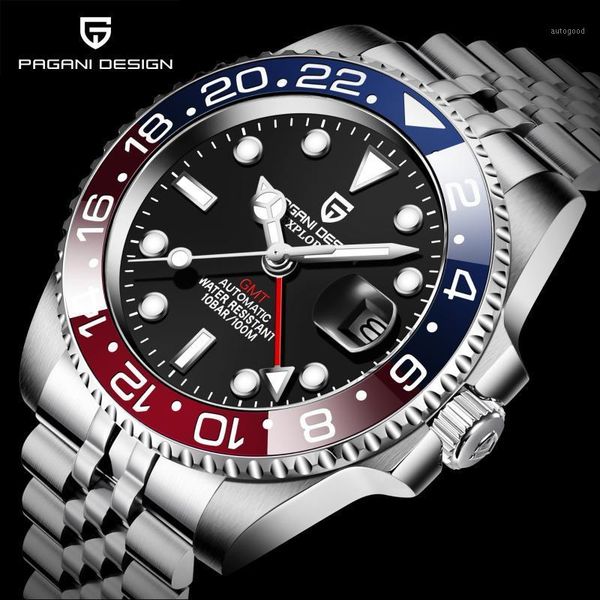 wristwatches pagani design pd-1662 jubilee strap sapphire luxury men stainless steel ceramic bezel automatic mechanical waterproof wristwatc, Slivery;brown
wristwatches pagani design pd-1662 jubilee strap sapphire luxury men stainless steel ceramic bezel automatic mechanical waterproof wristwatc, Slivery;brown