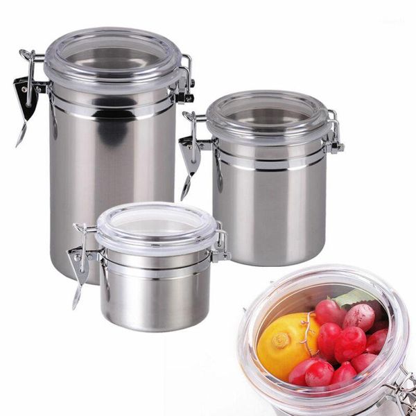 four size stainless steel airtight sealed canister coffee flour sugar container jars holder sealed can storage box no toxic1
four size stainless steel airtight sealed canister coffee flour sugar container jars holder sealed can storage box no toxic1
