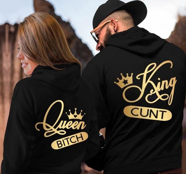 2019 влюбленный платье короля королев корона сыпучие даже hat печать lovers свитер, Black
2019 влюбленный платье короля королев корона сыпучие даже hat печать lovers свитер, Black