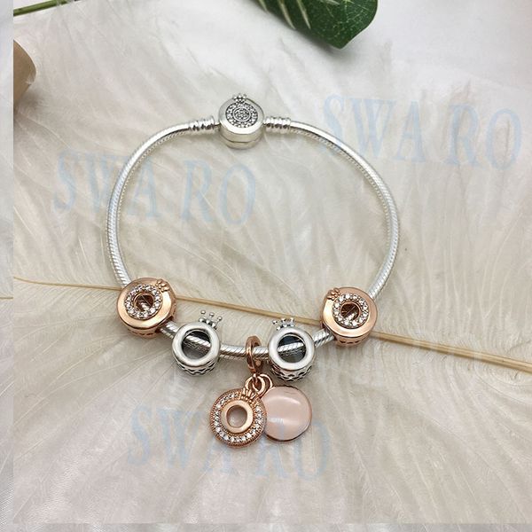 sterling silver 925 pre-autumn 2020 signature collection rose sparkling & crown o dangle charm diy bracelet 1028, Black
sterling silver 925 pre-autumn 2020 signature collection rose sparkling & crown o dangle charm diy bracelet 1028, Black