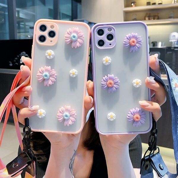 3d daisy candy skin case for iphone 12 pro 11pro 11 xs max xr x 7 8 plus 6 6splus se matte back pc phone cover with strap
3d daisy candy skin case for iphone 12 pro 11pro 11 xs max xr x 7 8 plus 6 6splus se matte back pc phone cover with strap