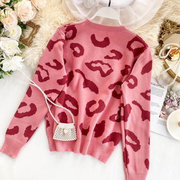 female leopard animal sweatshirt winter printing thick long sleeve casual y1m6, White;black
female leopard animal sweatshirt winter printing thick long sleeve casual y1m6, White;black