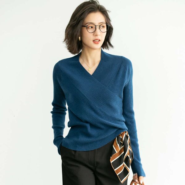 xiuye fashion autumn 2020 new french elegant v-neck wrapped slim wool blended t-shirt for women, White;black
xiuye fashion autumn 2020 new french elegant v-neck wrapped slim wool blended t-shirt for women, White;black