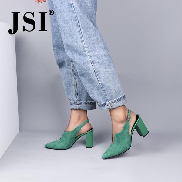 jsi brand sandals woman sheep suede green pointed toe v-sharp design shoes woman slingbacks high square heel sandals jc717, Black
jsi brand sandals woman sheep suede green pointed toe v-sharp design shoes woman slingbacks high square heel sandals jc717, Black