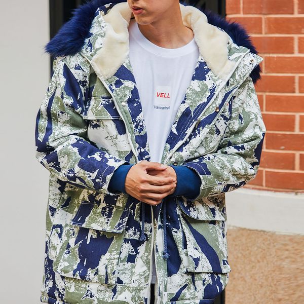 camouflage printed mens hooded parkas hip hop casual thick padded jackets harajuku long windbreaker streetwear, Black;brown
camouflage printed mens hooded parkas hip hop casual thick padded jackets harajuku long windbreaker streetwear, Black;brown