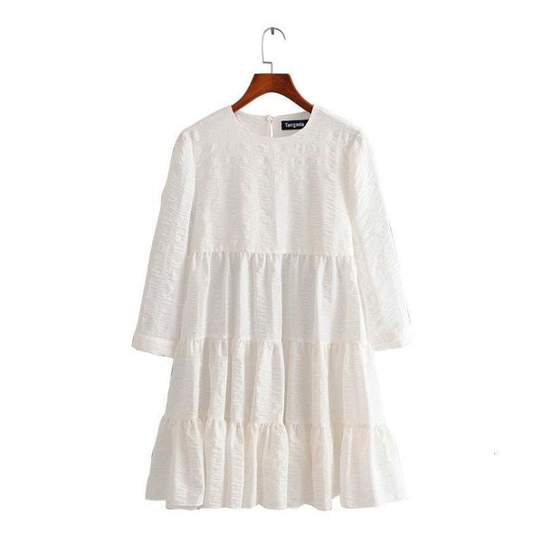 summer fashion women solid white 3d dress o neck long sleeve ladies casual loose midi dress vestidos 3h240, Black;gray
summer fashion women solid white 3d dress o neck long sleeve ladies casual loose midi dress vestidos 3h240, Black;gray