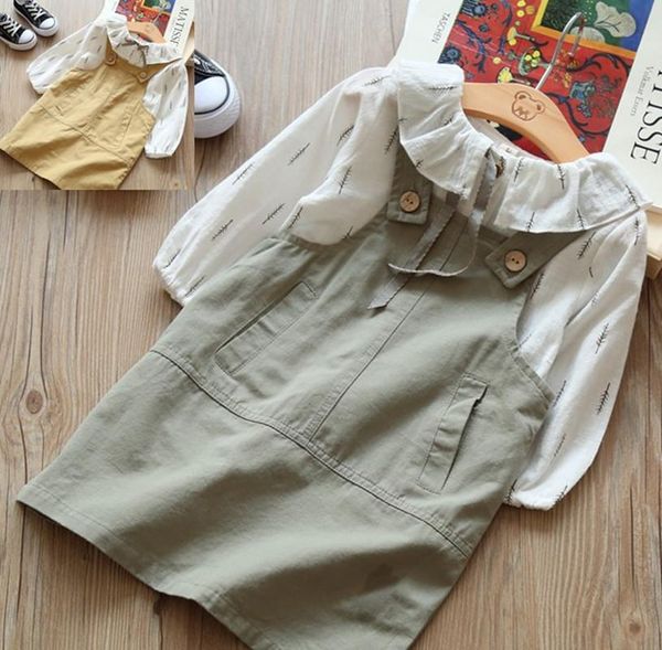 2021 new fashion casual style girl vestidos kids dresses for girls full sleeve for spring design two piece kids dresses, White
2021 new fashion casual style girl vestidos kids dresses for girls full sleeve for spring design two piece kids dresses, White