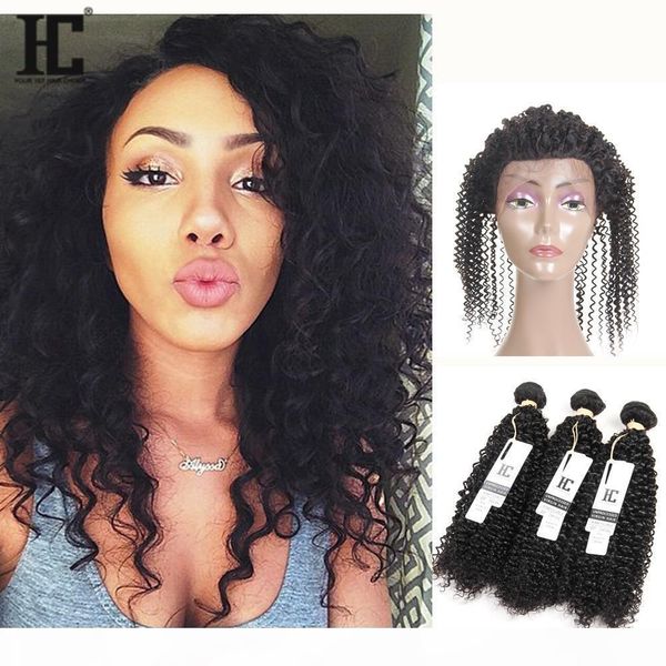 hc kinky curly brazilian human hair products with 360 lace frontal closure 3pcs brazilian virgin hair bundles with 360lace frontal closure, Black;brown
hc kinky curly brazilian human hair products with 360 lace frontal closure 3pcs brazilian virgin hair bundles with 360lace frontal closure, Black;brown