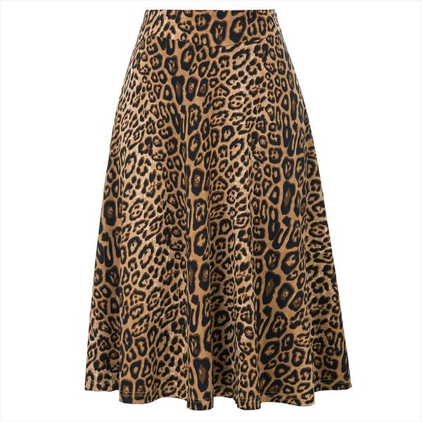 womens knee length skirts snake leopard pattern high waist print vouge vintage elegant casual ladies flared a line skirt, Black
womens knee length skirts snake leopard pattern high waist print vouge vintage elegant casual ladies flared a line skirt, Black