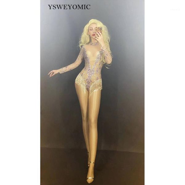 dance bodysuit costume silver rhinestone fringes backless transparent net bodysuit women dancer wear birthday celebrate outfit1, Black;red
dance bodysuit costume silver rhinestone fringes backless transparent net bodysuit women dancer wear birthday celebrate outfit1, Black;red