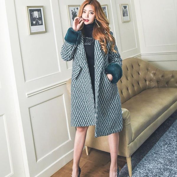 vintage thicken striped wools &blends coat women turn-down collar one button long coat casual winter autumn overcoat outerwear1, Black
vintage thicken striped wools &blends coat women turn-down collar one button long coat casual winter autumn overcoat outerwear1, Black