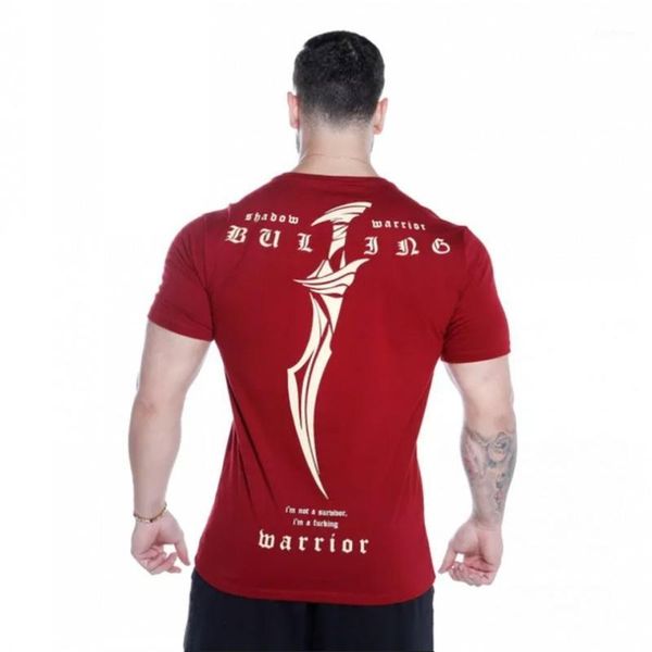 men's t-shirts 2021 summer brand t-shirt man red fashion bodybuilding printed men oversized short sleeve fitness workout shirt1, White;black
men's t-shirts 2021 summer brand t-shirt man red fashion bodybuilding printed men oversized short sleeve fitness workout shirt1, White;black