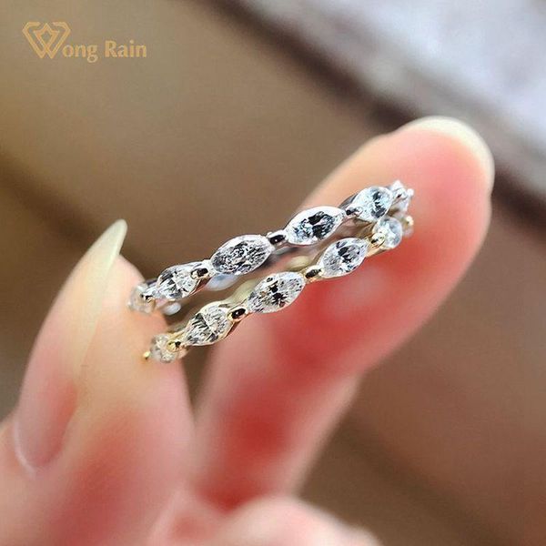 wong rain 100% 925 sterling silver created moissanite gemstone wedding engagement romantic cute ring for women fine jewelry, Golden;silver
wong rain 100% 925 sterling silver created moissanite gemstone wedding engagement romantic cute ring for women fine jewelry, Golden;silver