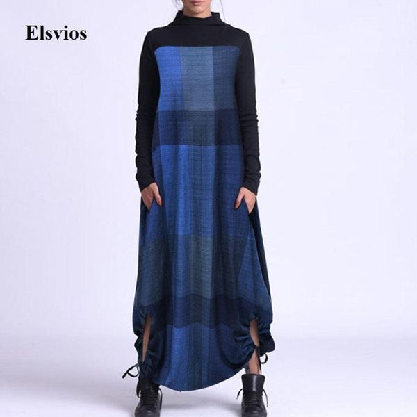 casual women loose cotton linen dress 2021 vintage spring half-turtleneck long dress elegant long sleeve plaid maxi party1, Black;gray
casual women loose cotton linen dress 2021 vintage spring half-turtleneck long dress elegant long sleeve plaid maxi party1, Black;gray