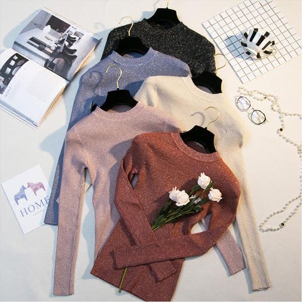 shiny sequin sweater women long sleeve women pullover sweater autumn winter basic womens sweaters christmas pull femme, White;black
shiny sequin sweater women long sleeve women pullover sweater autumn winter basic womens sweaters christmas pull femme, White;black
