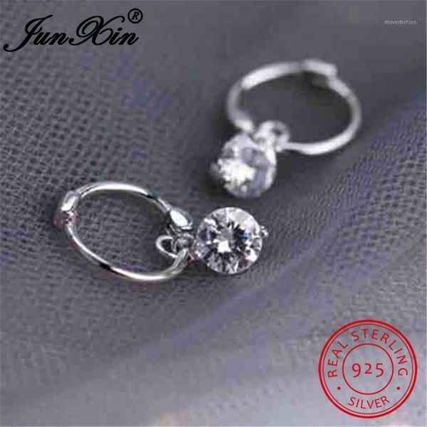 junxin 925 sterling silver hoop earrings for women small ear buckle single zircon white stone wedding earrings female jewelry cz1, Golden
junxin 925 sterling silver hoop earrings for women small ear buckle single zircon white stone wedding earrings female jewelry cz1, Golden