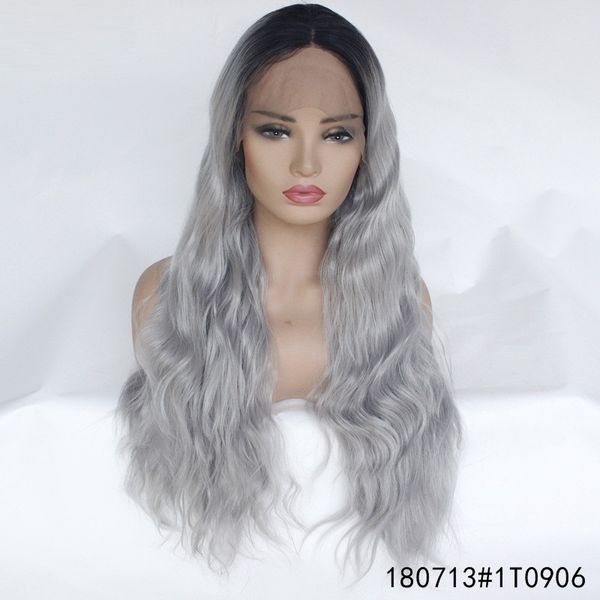 wave synthetic lace frontal wig simulation human hair lacefront wigs 14~26 inches ombre color 180713#1t0906, Black;brown
wave synthetic lace frontal wig simulation human hair lacefront wigs 14~26 inches ombre color 180713#1t0906, Black;brown