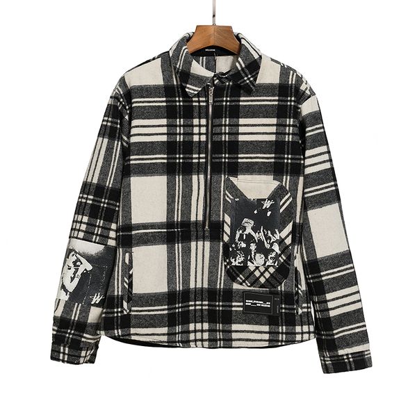 21ss новейшая корея hiphop flannel рубашка мужчины женщины высокое качество с длинным рукавом молния грубаты молбы свободное пальто, Black;brown
21ss новейшая корея hiphop flannel рубашка мужчины женщины высокое качество с длинным рукавом молния грубаты молбы свободное пальто, Black;brown