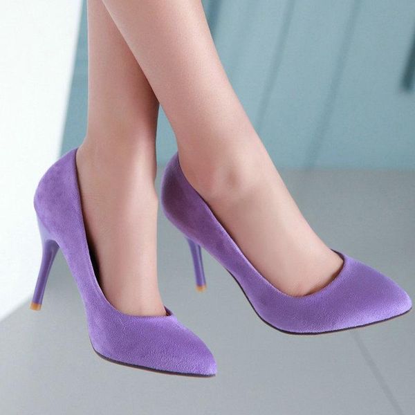 women shoes purple high heels office pumps fashion pointed toe shallow shoes dress party woman, Black
women shoes purple high heels office pumps fashion pointed toe shallow shoes dress party woman, Black
