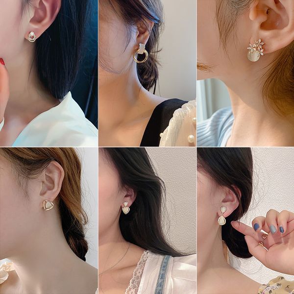 fashion 925 silver needle korean dongdaemun elegant new earrings geometric cats eye earrings fashion new personalized earrings fashion desig, Golden
fashion 925 silver needle korean dongdaemun elegant new earrings geometric cats eye earrings fashion new personalized earrings fashion desig, Golden