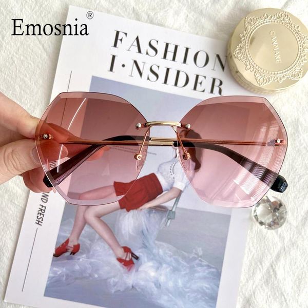 sunglasses oversized gradient rimless for women 2021 vintage eyewear fashion irregular sun glasses female travel men uv400, White;black
sunglasses oversized gradient rimless for women 2021 vintage eyewear fashion irregular sun glasses female travel men uv400, White;black