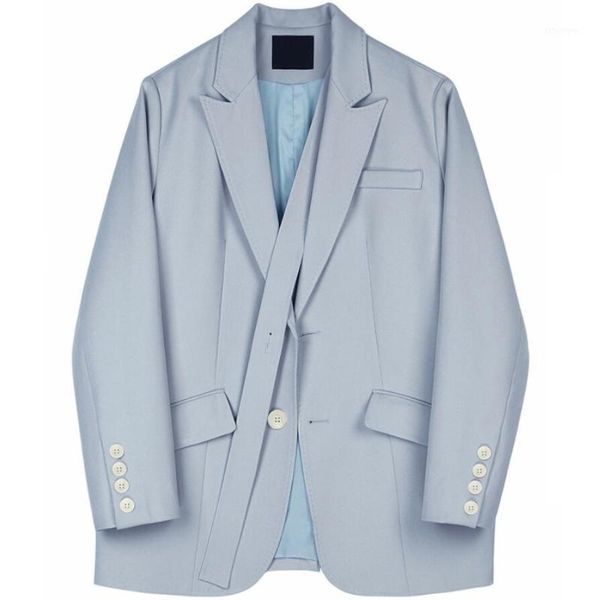 2020 spring bandage temperament spliced blazer women new lapel long sleeve loose fit jacket fashion suit coat r8211, White;black
2020 spring bandage temperament spliced blazer women new lapel long sleeve loose fit jacket fashion suit coat r8211, White;black
