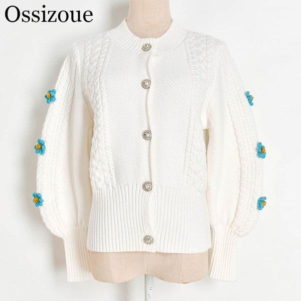 new 2020 autumn women cardigan white twist casual knitted coat 3d floral korean o-neck sweater outwear female pull femme1
new 2020 autumn women cardigan white twist casual knitted coat 3d floral korean o-neck sweater outwear female pull femme1