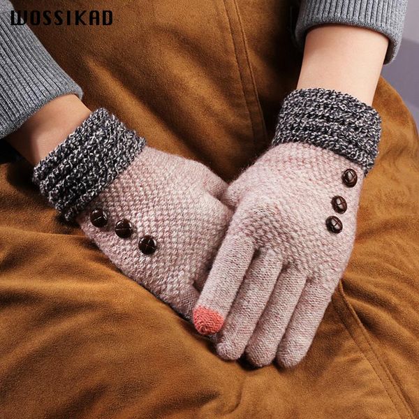 five fingers gloves glove woman winter thickening knitting touch screen ride a bike outdoors game modis couple femme, Blue;gray
five fingers gloves glove woman winter thickening knitting touch screen ride a bike outdoors game modis couple femme, Blue;gray