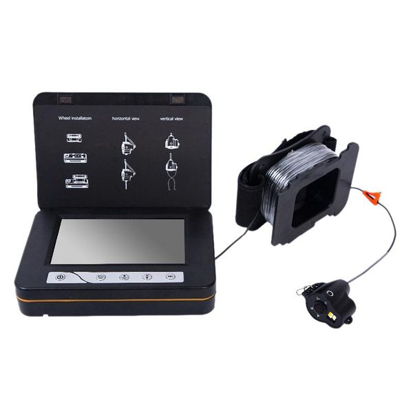 fish finder underwater fishing camera 5inch video monitor with infrared white light integrated system depth display(15m)