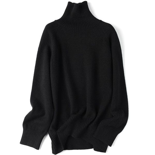 2021 new autumn winter women turtleneck oversize wool warm pullovers sweater long sleeve cashmere loose jumper 9xcp, White;black
2021 new autumn winter women turtleneck oversize wool warm pullovers sweater long sleeve cashmere loose jumper 9xcp, White;black
