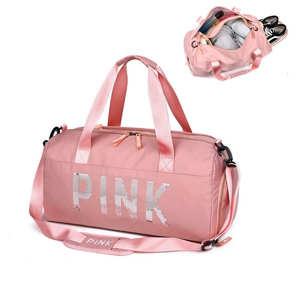 black friday sequins design pink sport shoe compartment waterproof gym women fitness couple travel handbag for shoulder crossbody bag
black friday sequins design pink sport shoe compartment waterproof gym women fitness couple travel handbag for shoulder crossbody bag