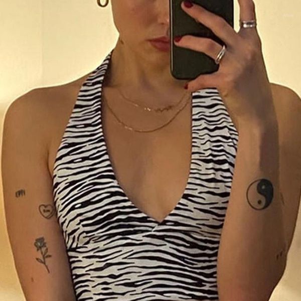 vintage sweet fashion elegant chic backless summer zebra printing deep v collar sleeveless party for lady streetwear1, White
vintage sweet fashion elegant chic backless summer zebra printing deep v collar sleeveless party for lady streetwear1, White
