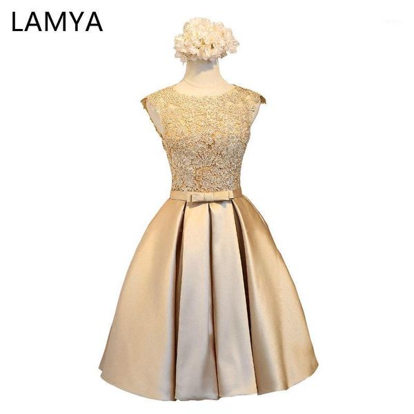 lamya short a line pink satin prom dresses for women 2019 lace wedding party formal gown dress vestido de festa1, White;black
lamya short a line pink satin prom dresses for women 2019 lace wedding party formal gown dress vestido de festa1, White;black