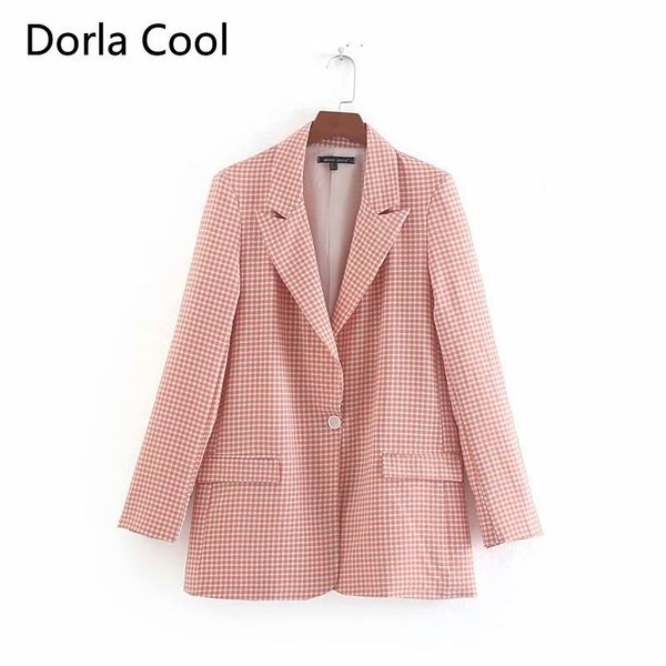 new lady from the plaid office printed pink european-style designer blazers outerwear female 2021 casual sweet spring wear cehw, White;black
new lady from the plaid office printed pink european-style designer blazers outerwear female 2021 casual sweet spring wear cehw, White;black