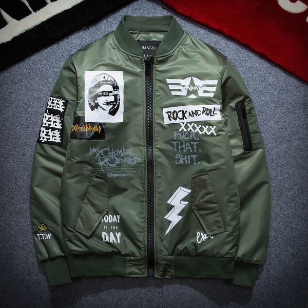 2021 new autumn winter army man jackets thick youth hip hop man's baseball jacket casual streetwear 6247 ucxj, Black;brown 
2021 new autumn winter army man jackets thick youth hip hop man's baseball jacket casual streetwear 6247 ucxj, Black;brown