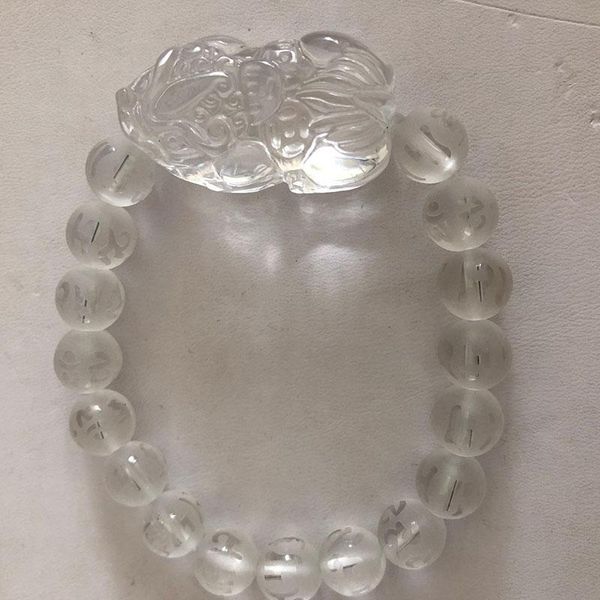 wholesale joursneige scrub six words white natural crystal bracelets round bead with fine pixiu lucky for girl crystal jewelry, Black
wholesale joursneige scrub six words white natural crystal bracelets round bead with fine pixiu lucky for girl crystal jewelry, Black