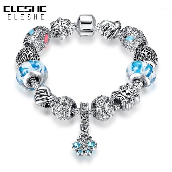 eleshe blue murano glass crystal beads bracelets silver plated charm bracelets for women friendship pulseras clearance sale1, Golden;silver
eleshe blue murano glass crystal beads bracelets silver plated charm bracelets for women friendship pulseras clearance sale1, Golden;silver