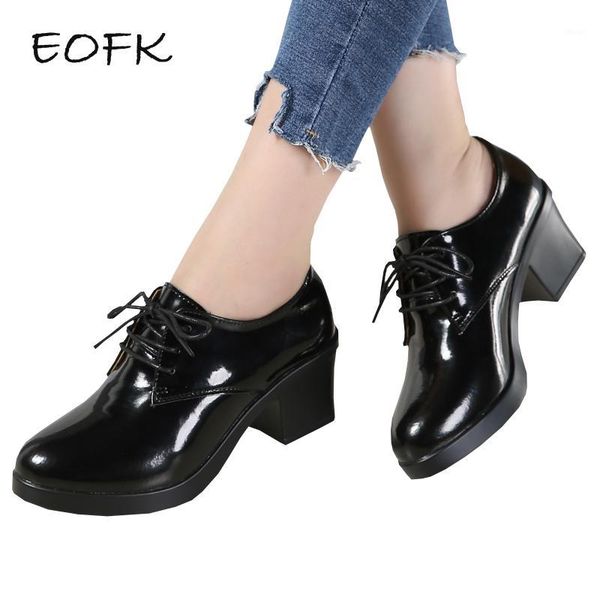 dress shoes eofk spring autumn women derby square heel brogue leather high heels wedge female casual pumps1, Black
dress shoes eofk spring autumn women derby square heel brogue leather high heels wedge female casual pumps1, Black