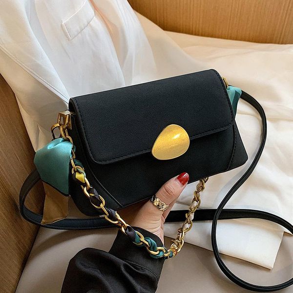 vintage scrub pu leather small women shoulder bag silk scarf chain crossbody bags for women luxury designer lock women's handbag
vintage scrub pu leather small women shoulder bag silk scarf chain crossbody bags for women luxury designer lock women's handbag