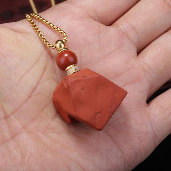 kejialai natural red stone irregular shape perfume bottle pendant with copper bead new necklace birthday gift for unisex, Silver
kejialai natural red stone irregular shape perfume bottle pendant with copper bead new necklace birthday gift for unisex, Silver