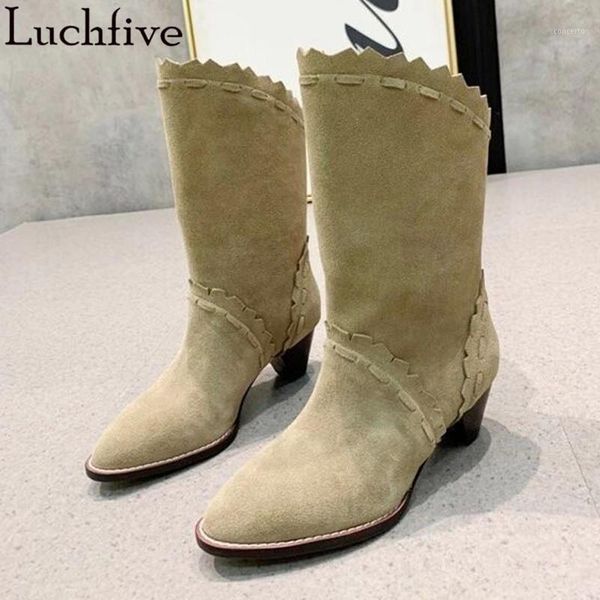 kid suede women's boots round toe ladies shoes spike heels boots for women slip on black white botas feminina1
kid suede women's boots round toe ladies shoes spike heels boots for women slip on black white botas feminina1