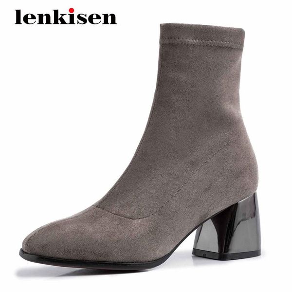 boots lenkisen winter high fashion mature stretch round toe thick heel slip on handmade daily wear ankle l9f8, Black
boots lenkisen winter high fashion mature stretch round toe thick heel slip on handmade daily wear ankle l9f8, Black